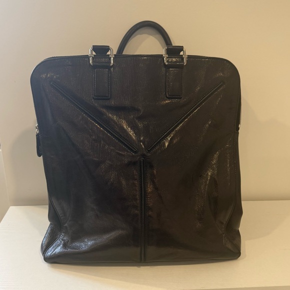 Yves Saint Laurent Other - Yves Saint Laurent Archive Black Leather Briefcase Travel Bag